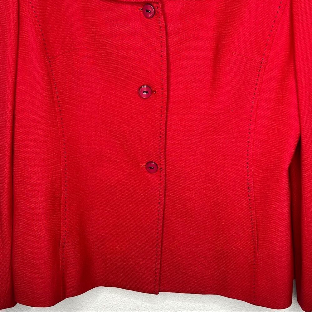 Vintage Preston &‎ York Silk Blend Suit Jacket - Picture 3 of 6